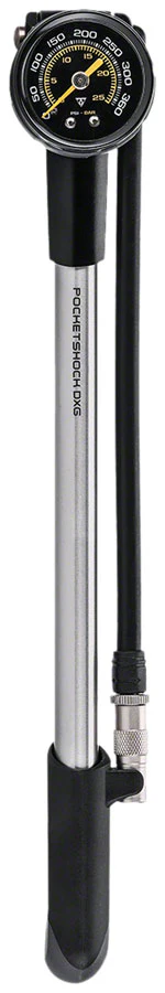 Topeak Pocketshock DXG XL Pump: Black/Silver