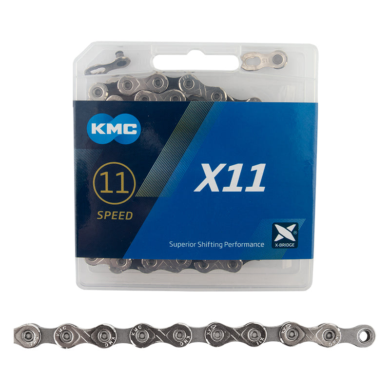 KMC X11 CHAIN 11s BK/SL 118L