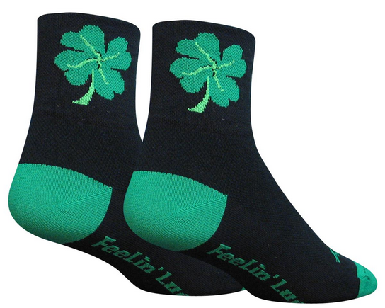 Sock Guy Lucky Black L/XL