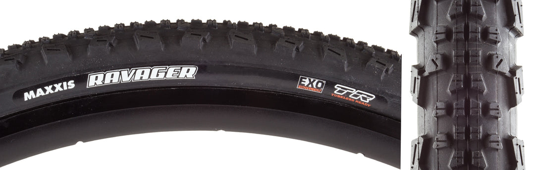 Maxxis Ravager Tire, 700 x 40 EXO/TR - Black