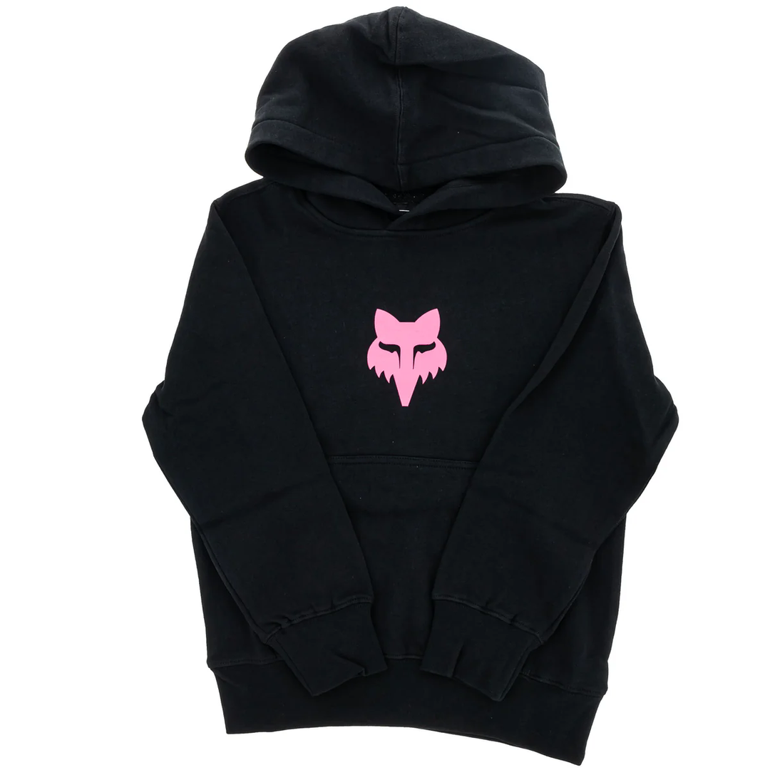 FOX YOUTH LEGACY FLEECE PO HOODIE [BLK/PNK] YM