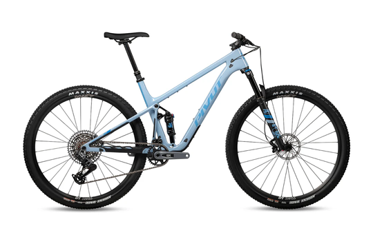 PIVOT 2024 MACH 4 SL RIDE GX EAGLE TRANSMISSION ICE BLUE MD V3 WITH 29" ALLOY WHEELS