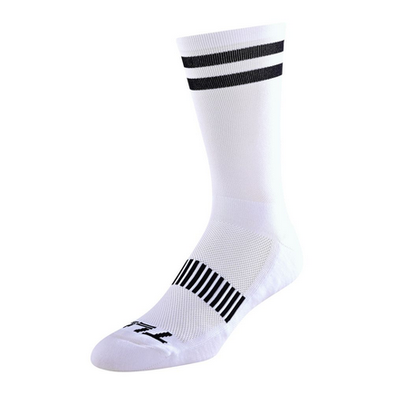 TLD SIGNATURE PERFORMANCE SOCK; WHITE LG/XL ( 10-14 )