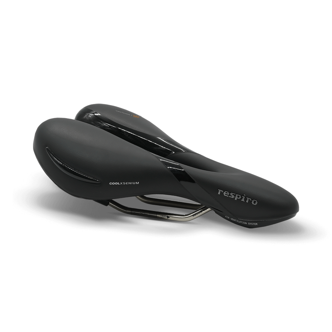 Selle Royal Respiro Saddle - Manganese, Black, Moderate