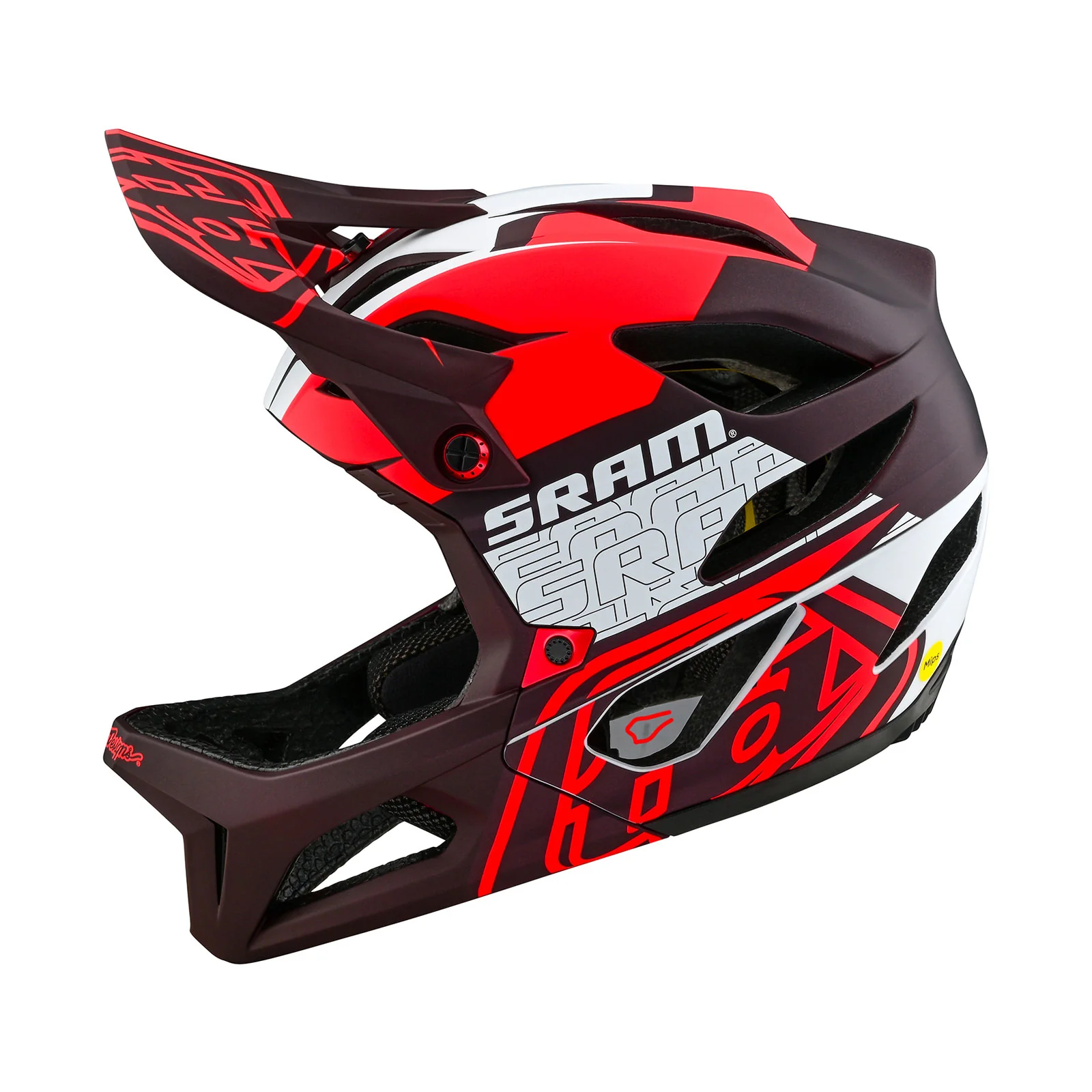 adrenaline bike helmet J22 Red / Blue / Yellow / Carbon sized helmet (ages 14+) also has a visor to shade your eyes from the sun during daylight hours The all new DOMAIN FUTURE