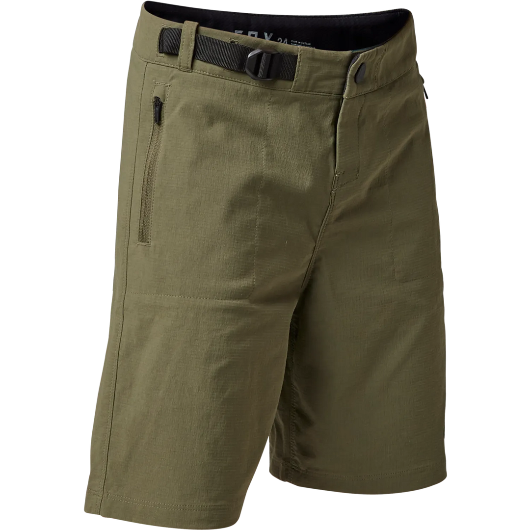 FOX YTH RANGER SHORT W/LINER [OLV GRN] 24