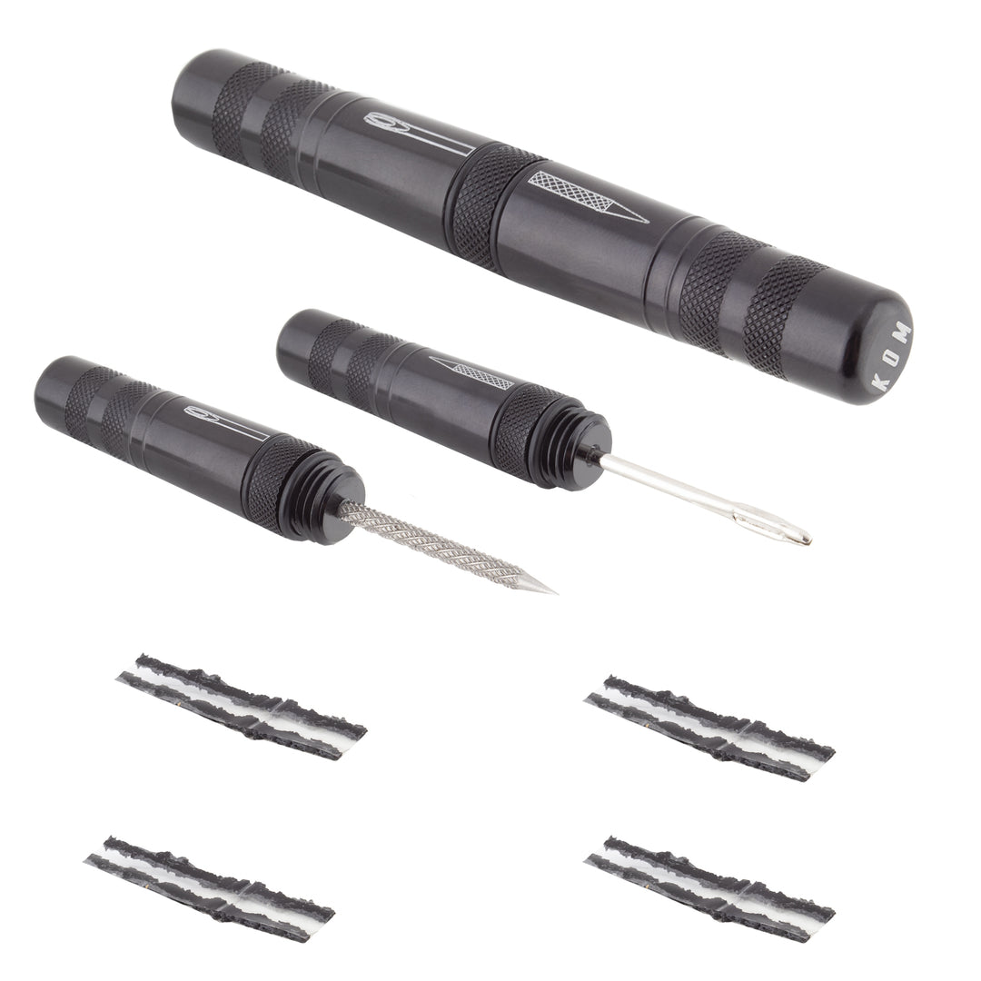 PATCH KIT KOM TUBELESS TIRE REPAIR PLUG KIT ALY BK 10/cs