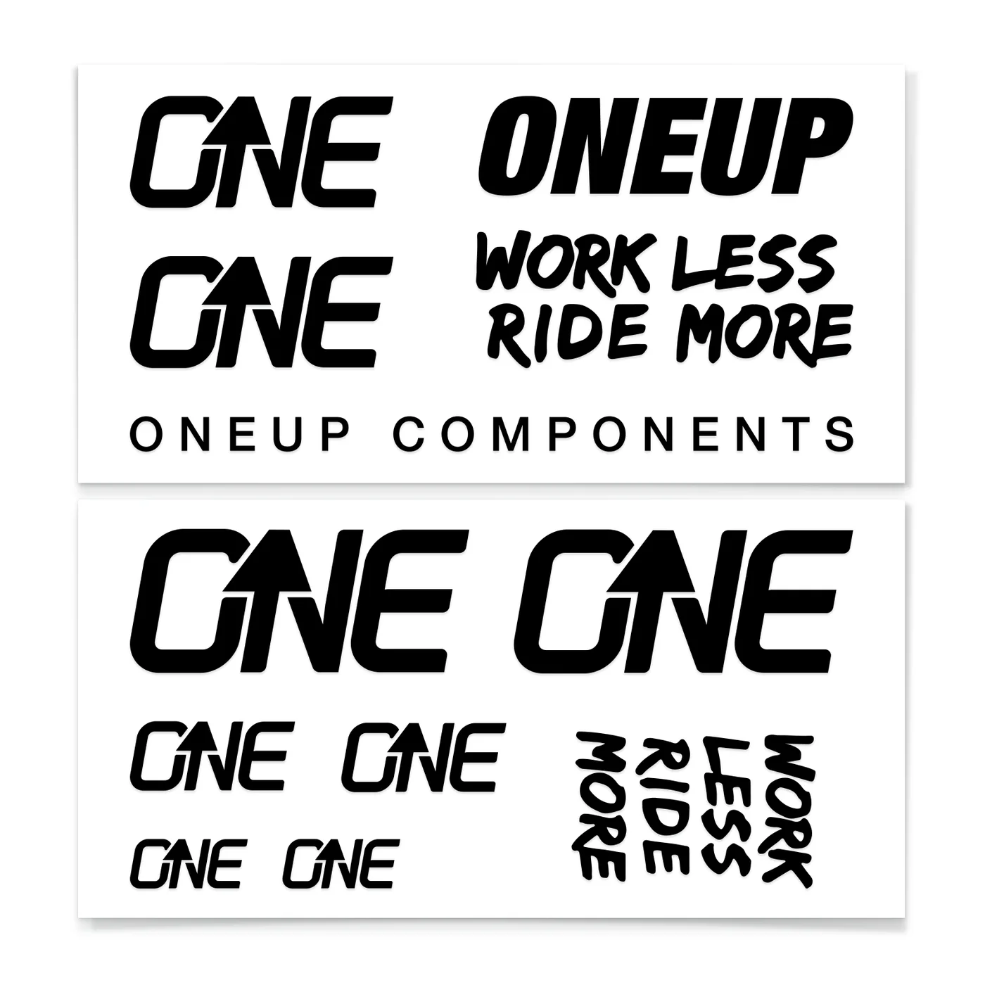 Oneup Decal Kit BLACK – Adrenaline Bike Works