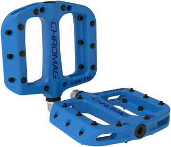 Chromag Synth Pedals - Platform, Composite, 9/16", Blue