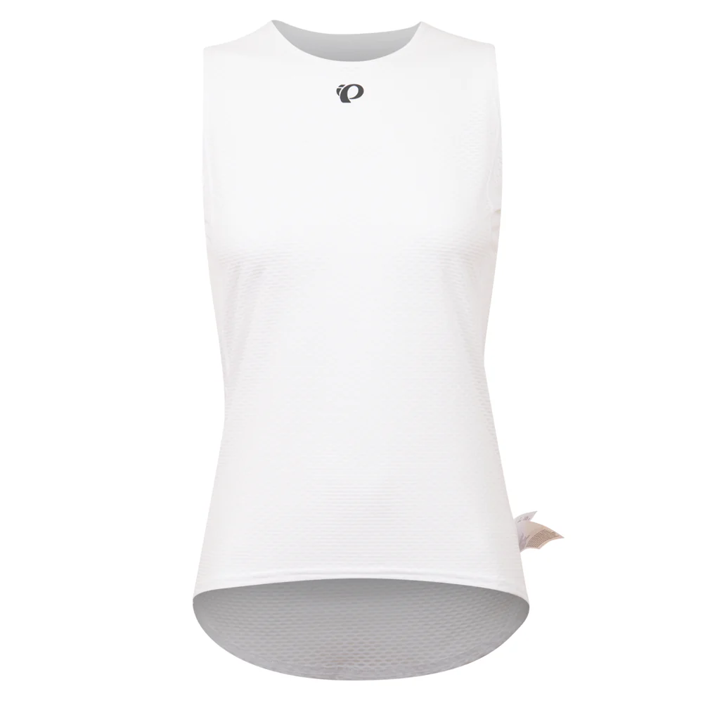 PEARL IZUMI WOMENS TRANSFER MESH TANK BASELAYER, WHITE, S