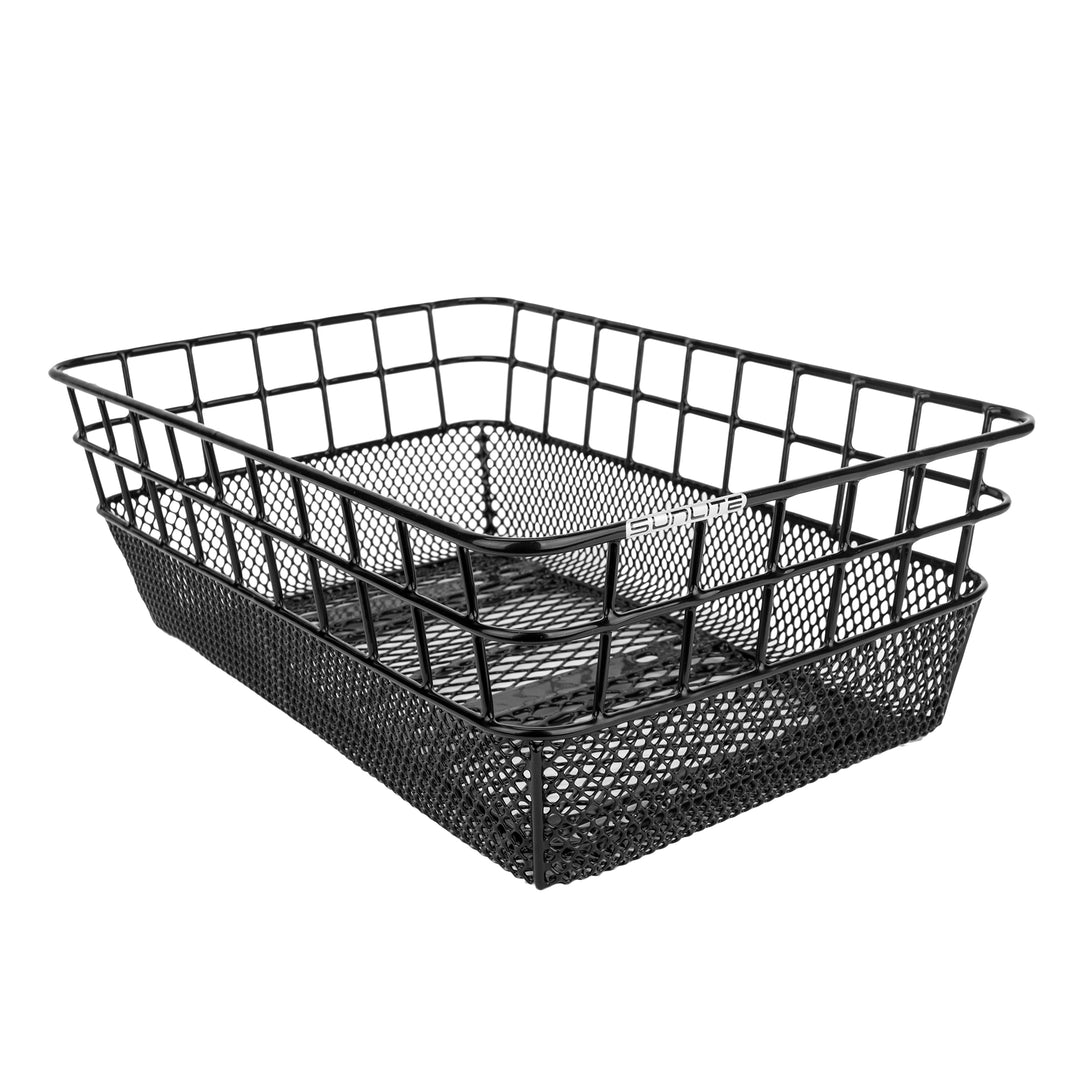 BASKET SUNLT RR WIRE/MESH RACK TOP BLACK 15x10.25x5
